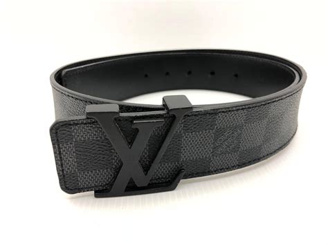 Louis Vuitton damier graphite belt